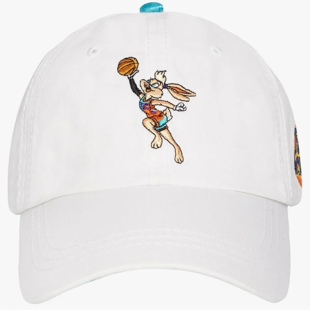 Space Jam CURLCAP backless Baseball Hat for natural hair NWT
